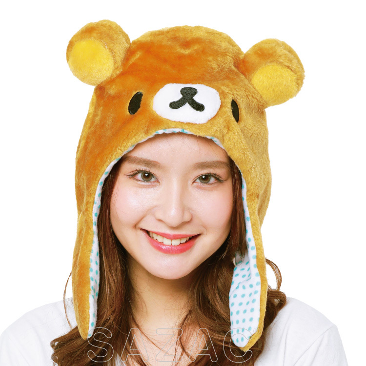 San-X（サンエックス） 着ぐるみキャップ 帽子 被り物 リラックマ