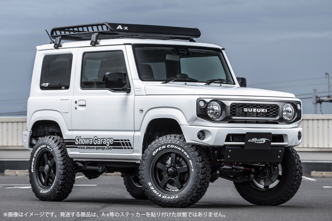 Aーx ショウワガレージ ルーフラック フット付 Mサイズスーパーワイド