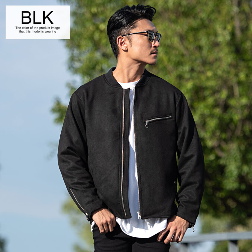 CavariA（キャバリア） レザージャケット メンズ スウェード ブルゾン