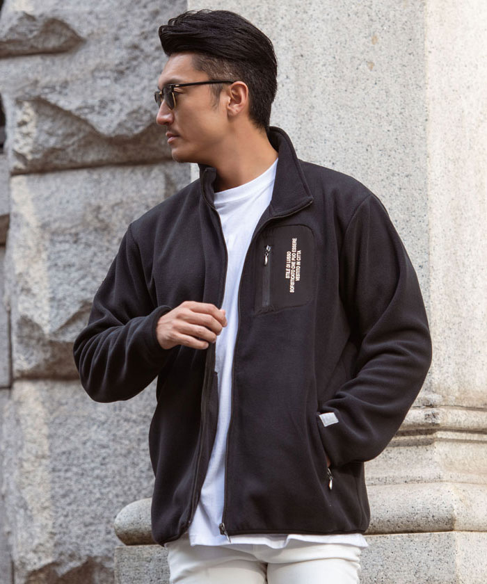 VIOLA ブルゾン メンズ ボア フリース ジャケット ブランド ヴィオラ