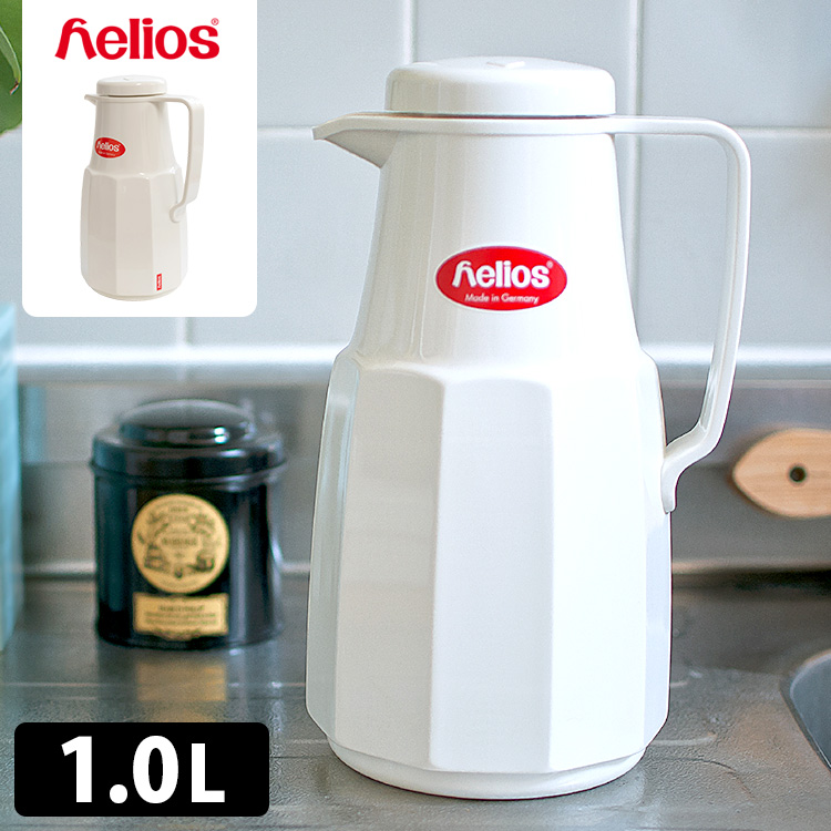 helios ベーシック 1L 新ロゴ仕様 （ガラス魔法瓶 卓上魔法瓶 保温保冷