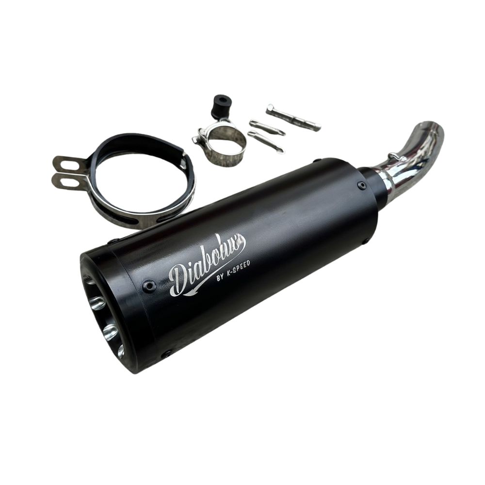 カワサキ エリミネーター400用スリップオンマフラー KE00 Diabolus by