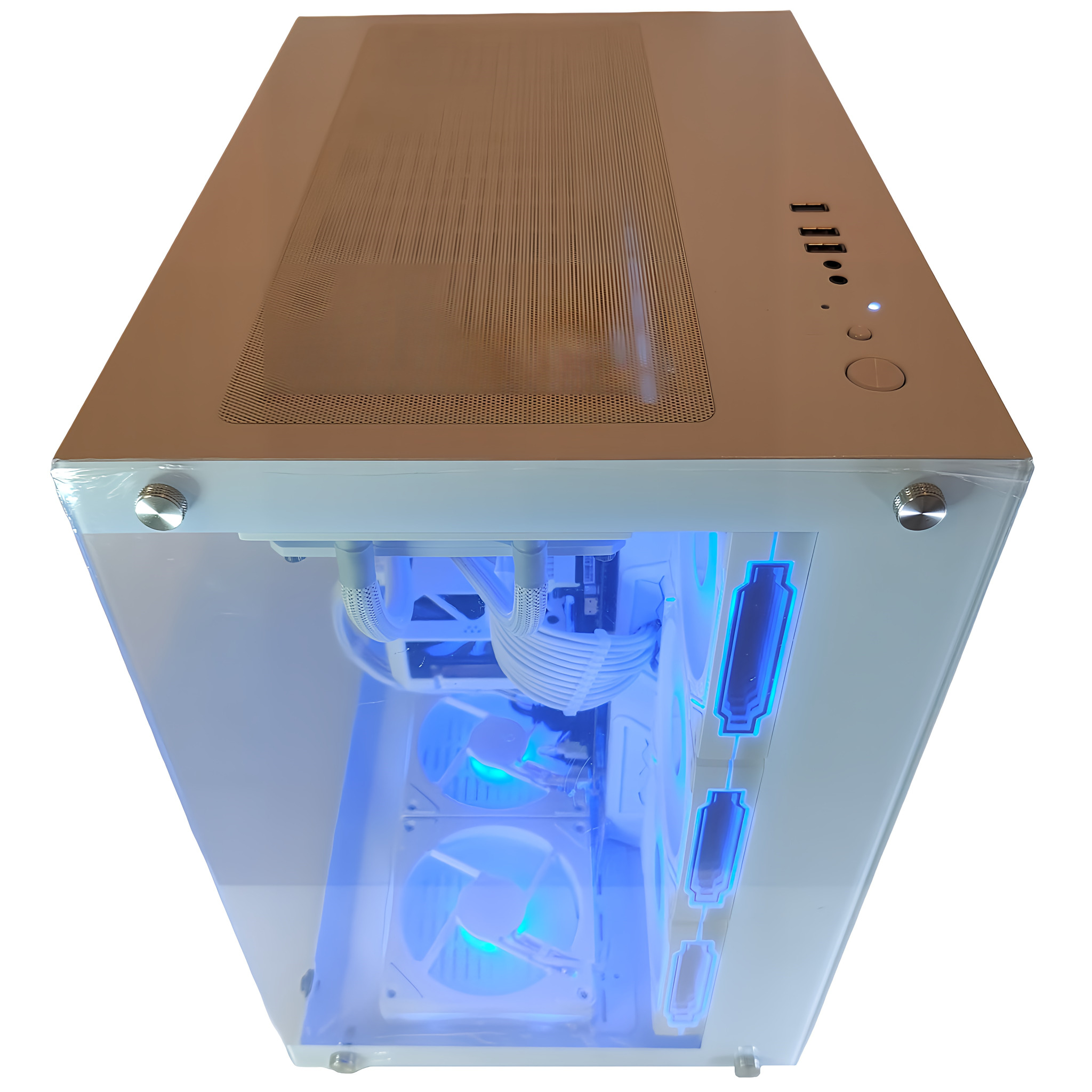 AMD Ryzen9 9950x3D ／ RTX5080 16GB ガラス2面ATX ゲーミングPC