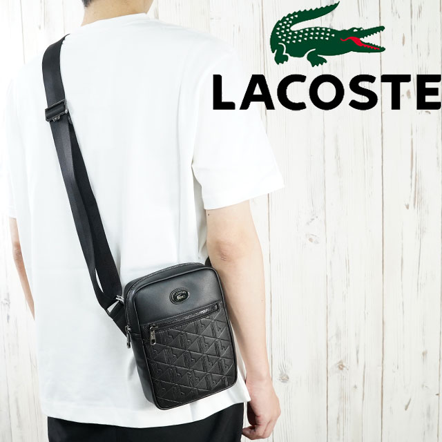 LACOSTE（ラコステ） 爆買 バッグ メンズ モノグラムショルダーバッグ