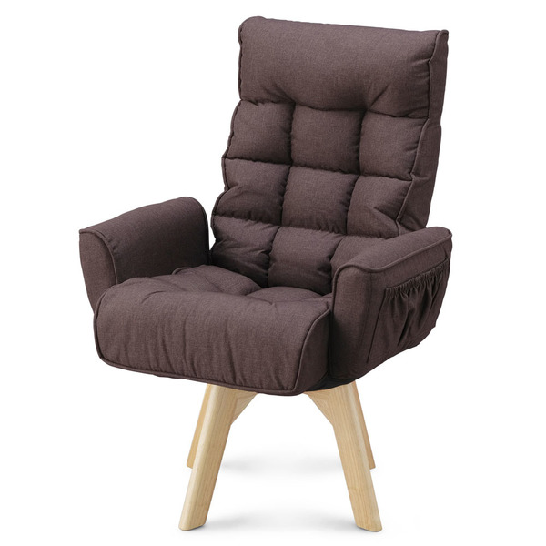 IRIS OHYAMA（アイリスオーヤマ） リクライニングチェア 高座椅子 回転