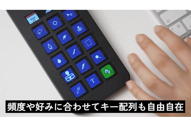 ショートカットキー Stream Dock MBOX N1 左手デバイス テンキー型 PC