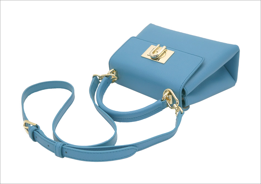 FURLA（フルラ） FURLA 1927 トップハンドル ミニ OLYMPIC ブルー系