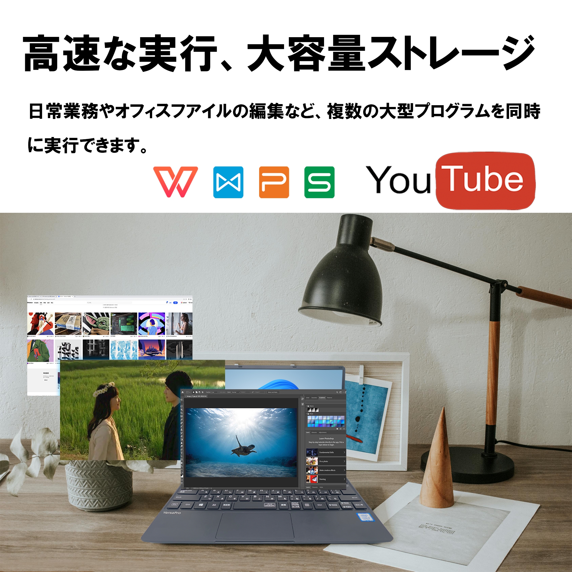 VersaPro ノートパソコン NEC 12.5型 FHD 1080p VKシリーズ Core i5