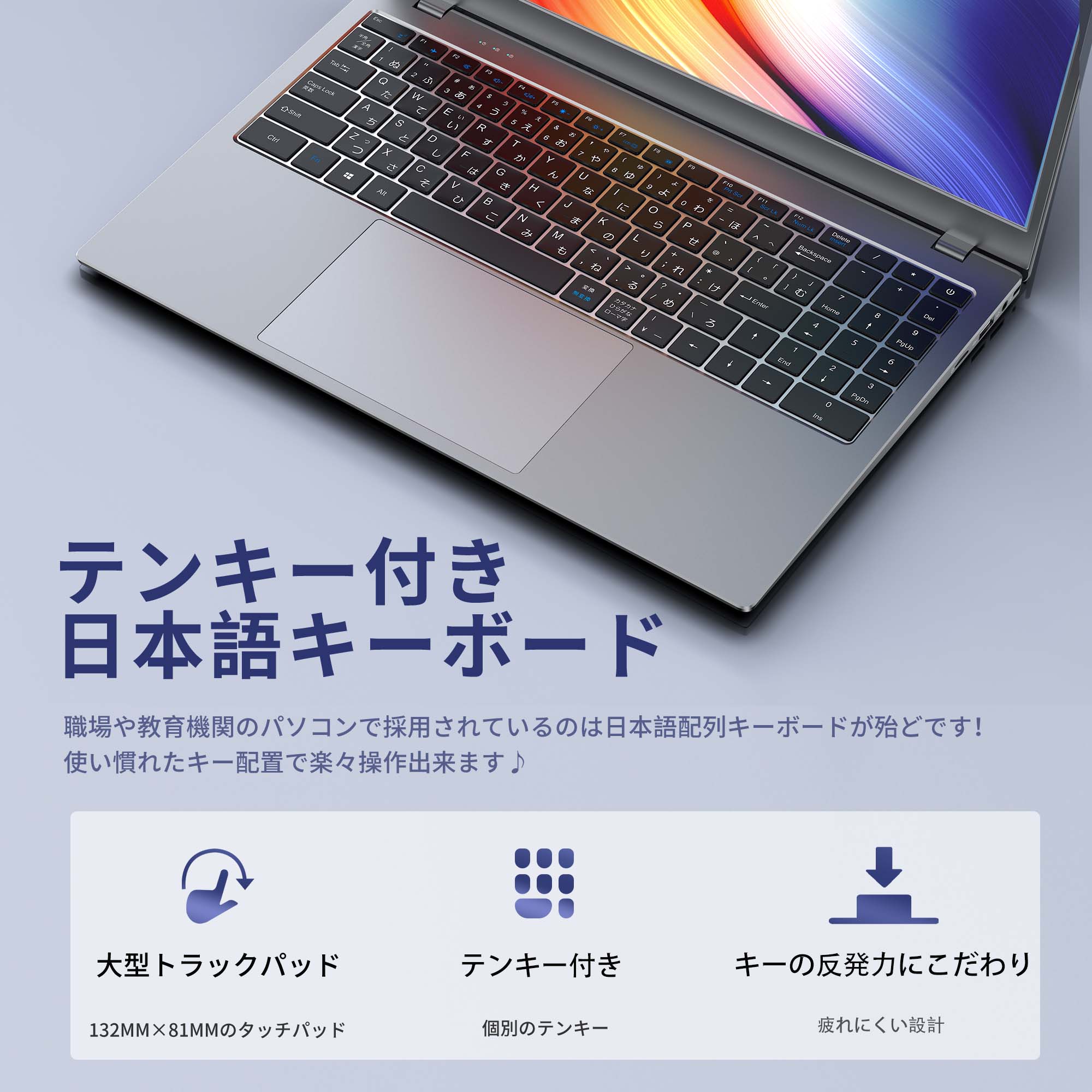 VETESA ノートパソコン 新品 PC 15.6型液晶 日本語キーボード intel