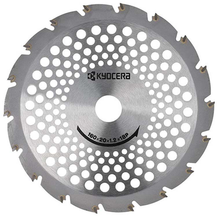 京セラ(リョービ) 刈払機用軽量チップソー 160×20mm18P 66500397 ( 1個