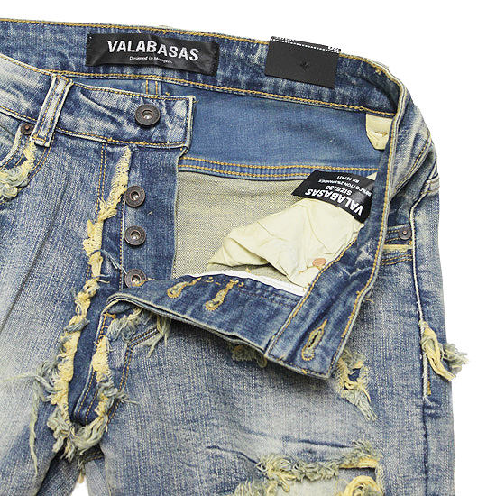 VALABASAS ヴァラバサス フレアデニムパンツ EYEORE STACKED FLARE