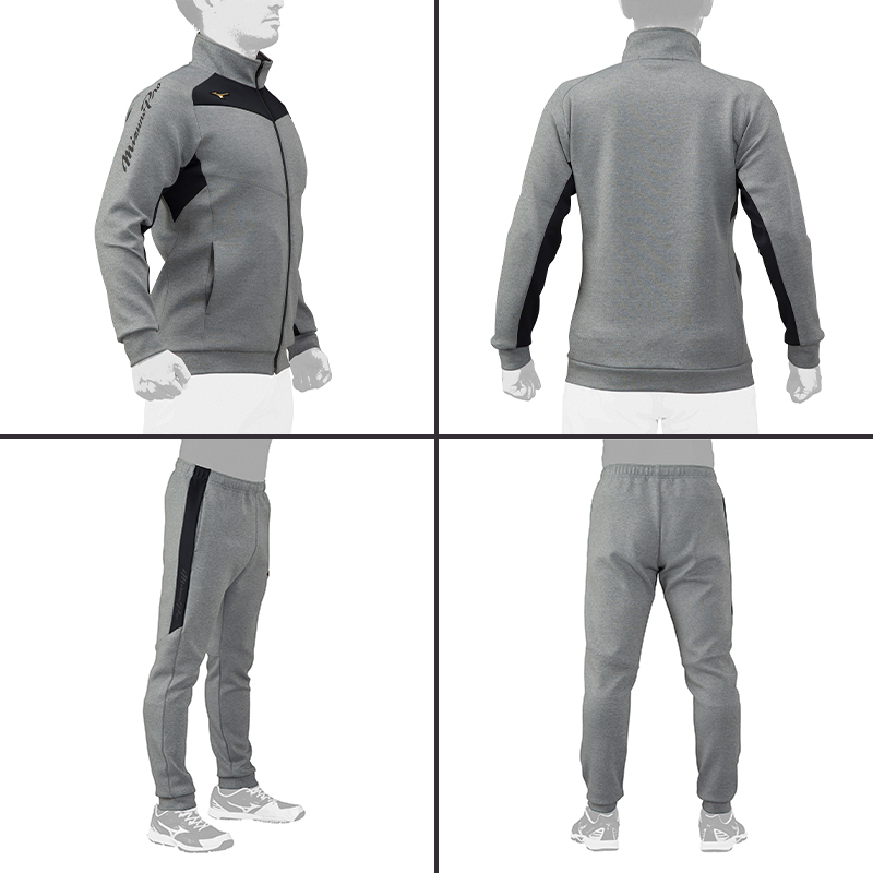 MIZUNO（ミズノ） 野球 ミズノプロ ストレッチ スウェット 上下セット