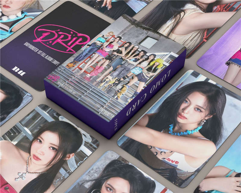 BABYMONSTERグッズ フォト カード 55枚 セット トレカ DRIP 写真 全員