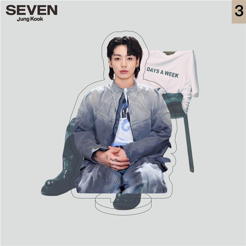 2番目半額 Jung Kookグッズ SEVEN グク 防弾少年団 写真 卓上