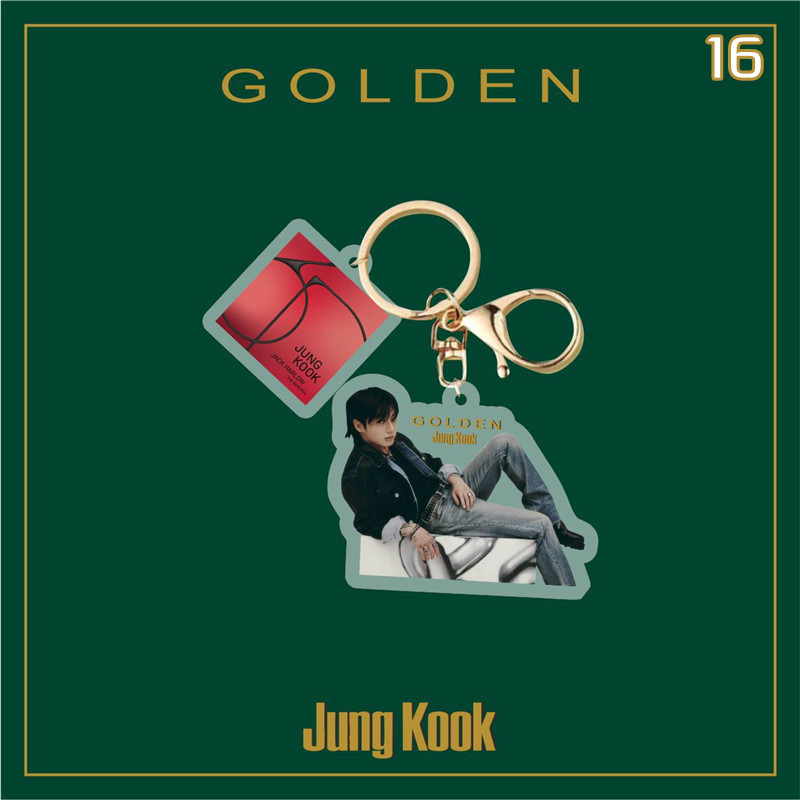 2番目半額 Jung Kookグッズ グク GOLDEN 防弾少年団 BTS バンタン 3D