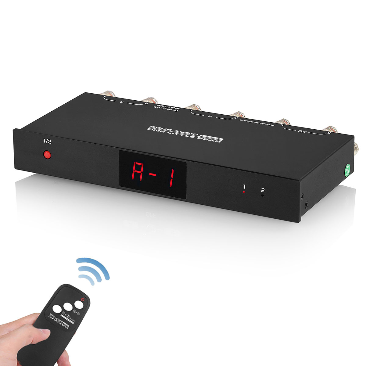 2 ウェイ アンプ / スピーカー スイッチャー ボックス ステレオ A B