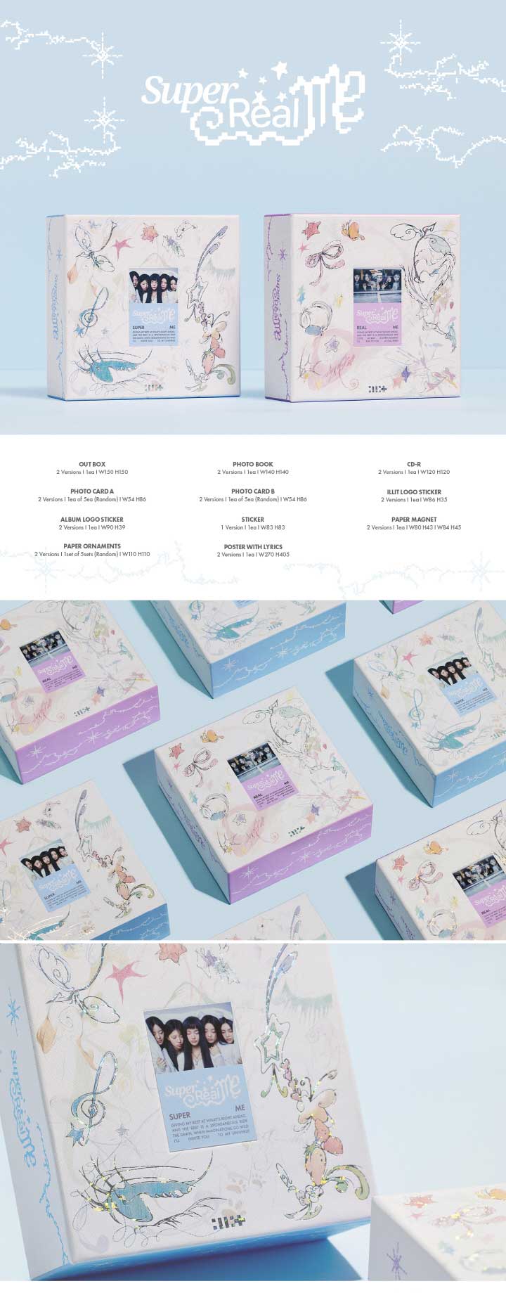 2026/1/20 韓国再発売】ILLIT アイリット 1ST MINI ALBUM SUPER REAL