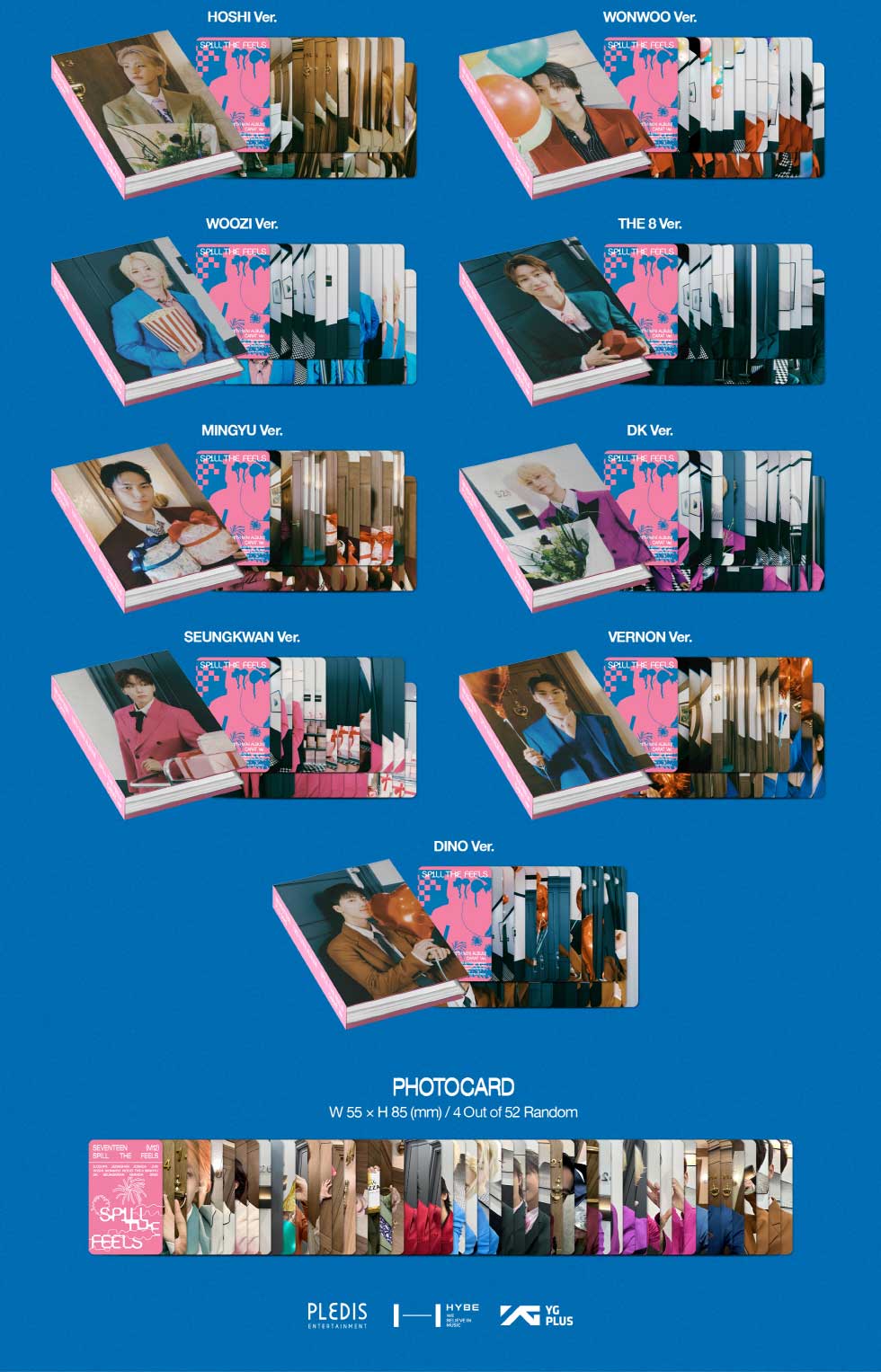 10/14 韓国発売】SEVENTEEN セブンティーン 12TH MINI SPILL THE FEELS