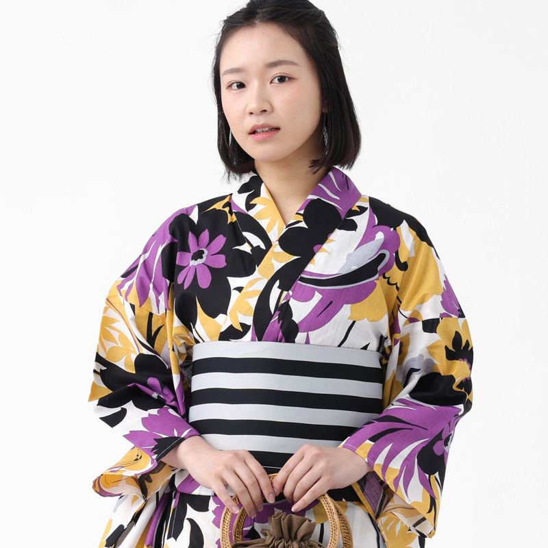 浴衣 帯 2点 セット レディース 2025 半幅帯 綿 簡単 半巾帯 着付け 花