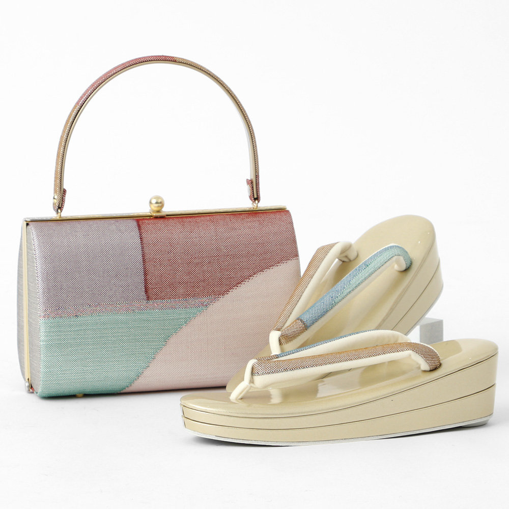 西陣織 草履バッグセット フォーマル 日本製 礼装 帯地 正絹 草履