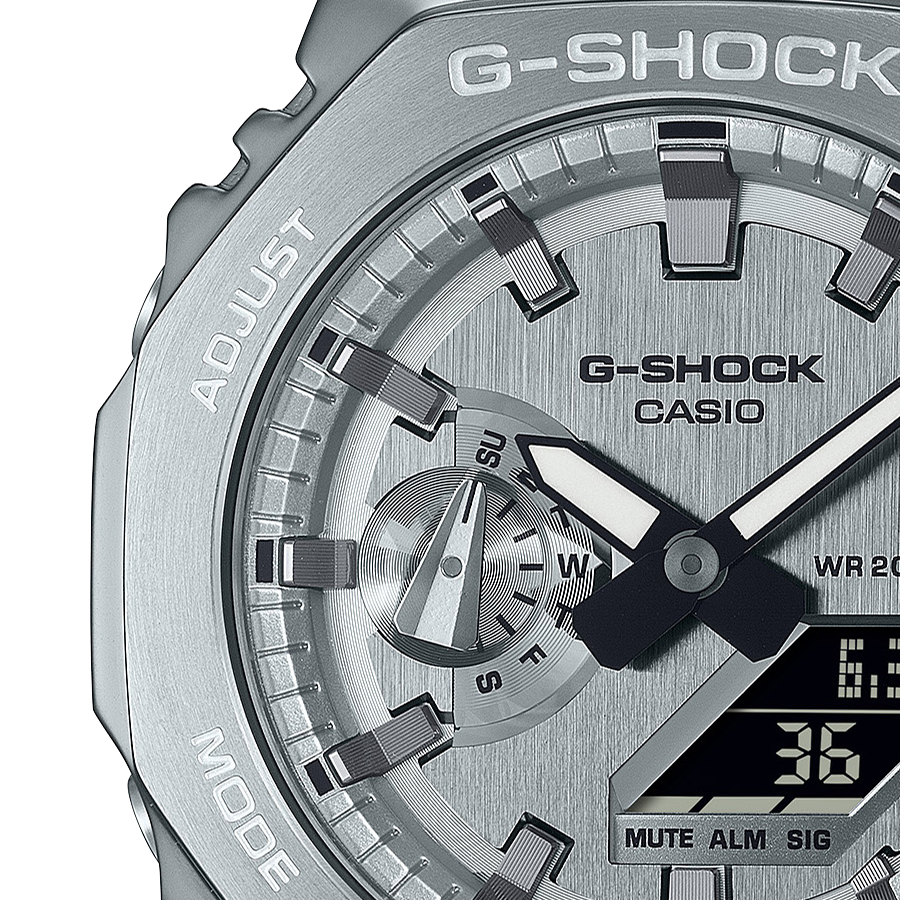 G-SHOCK メタルカバード ファインメタリック シルバー GM-2100YM-8AJF