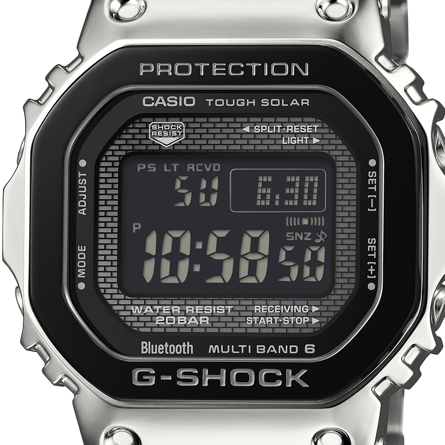 G-SHOCK フルメタル ブラックベゼル GMW-B5000BT-1JF メンズ 腕時計