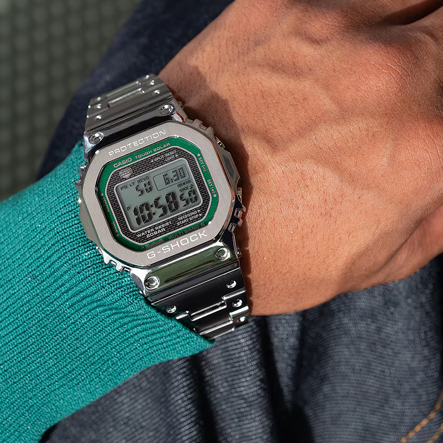 G-SHOCK FULL METAL フルメタル グリーンアクセント GMW-B5000D-3JF