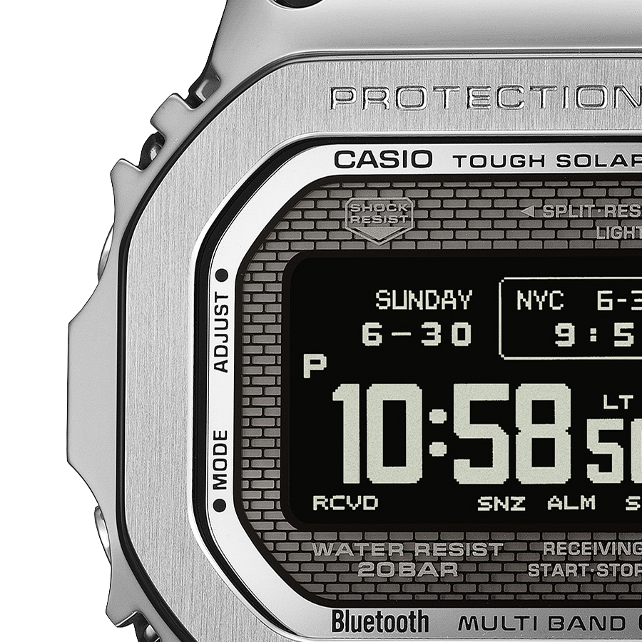 G-SHOCK フルメタル MIP液晶モデル シルバー GMW-BZ5000D-1JF メンズ
