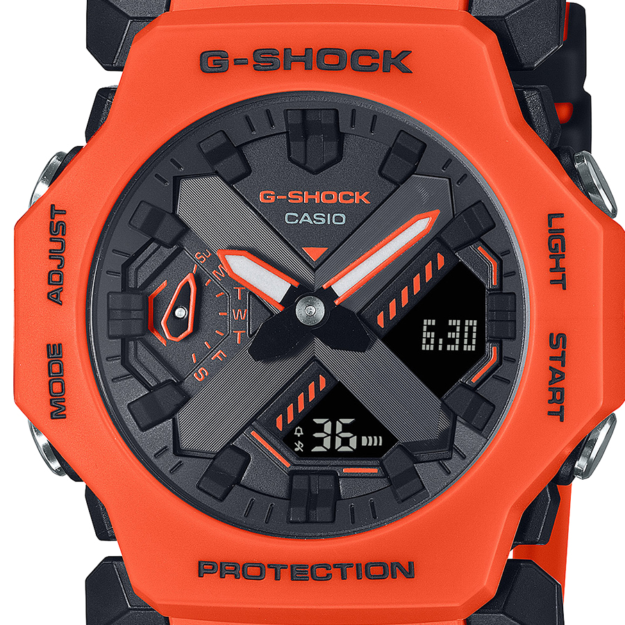G-SHOCK GA-2300シリーズ オレンジ GA-2300FL-4AJF メンズ レディース