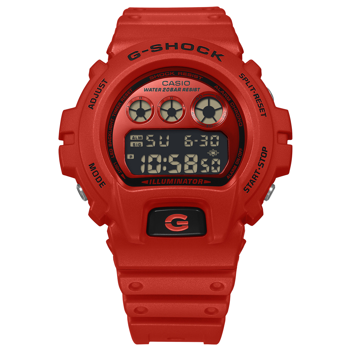G-SHOCK アイコニック レッド ブラックアクセント DW-6900RRB-4JF