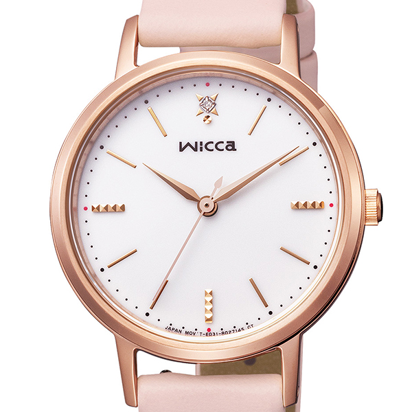 wicca（ウィッカ） シチズン ソーラー シンプルキュート KP5-166-14