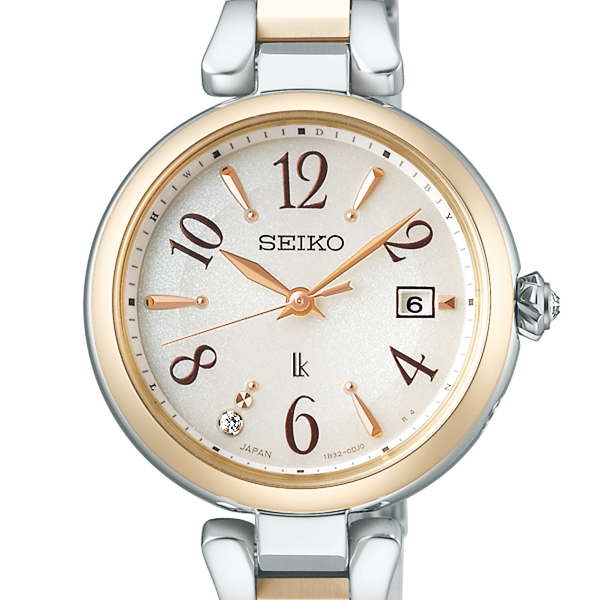 LUKIA セイコー ルキア Grow ピオニーホワイト 芍薬モチーフ SSQW086