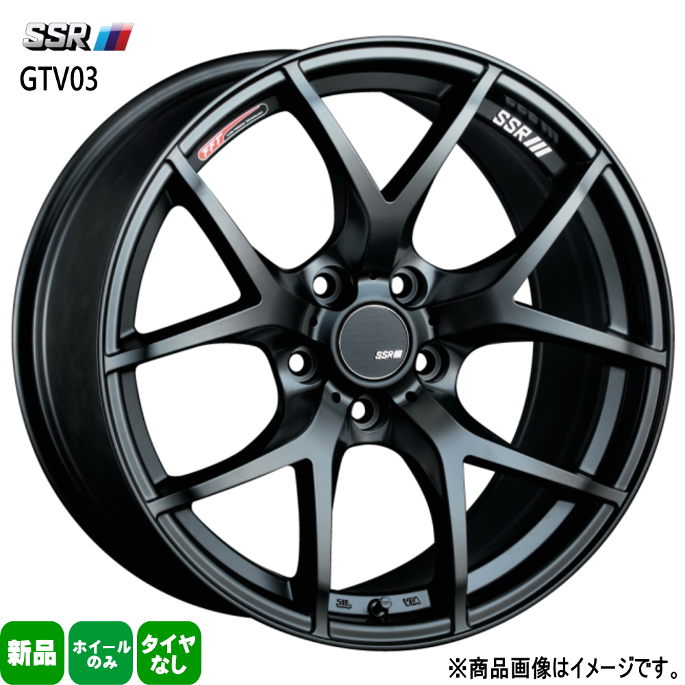 SSR 18×7.5J +48 5/114.3 SSR GTV03 新品 18インチ ホイールのみ 4本