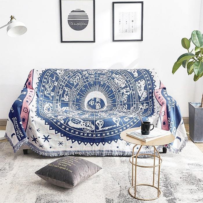 ブランケット 星座柄ブランケット 大判 おしゃれ マルチカバー
