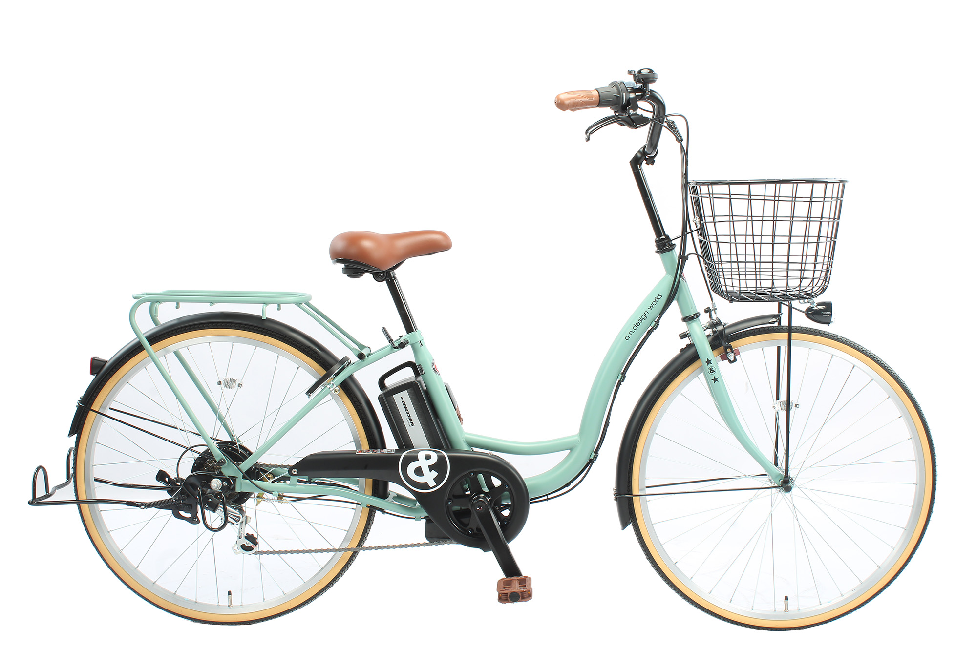 a.n.design-works 訳あり大特価 完全組立ヤクシン 電動自転車 26インチ