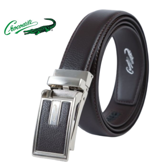 Crocodile（クロコダイル） ベルト メンズ 穴レス 本革 ビジネス 穴