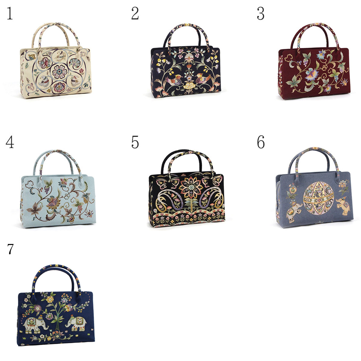 岡重謹製 利休バッグ お茶席バッグ 正絹友禅バッグ 女性用 お茶席