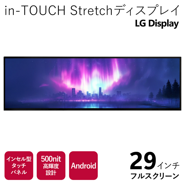 LGエレクトロニクス インセル型タッチパネル ワイドディスプレイ LG 29