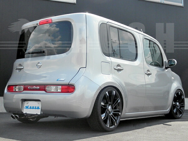 RUSH 車高調 キューブ Z12 前期 後期 車高短 モデル フルタップ車高調