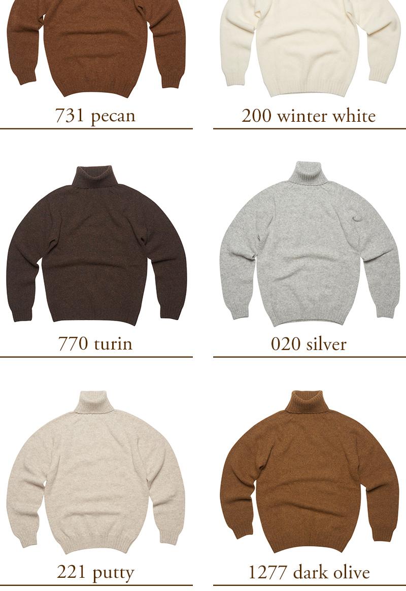 INVERALLAN（インバーアラン）/SHETLAND TURTLENECK SWEATER