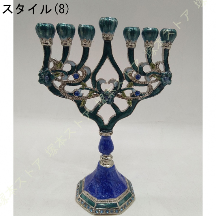 キャンドルスタンド アンティーク調 キャンドルホルダー ロング ピラー