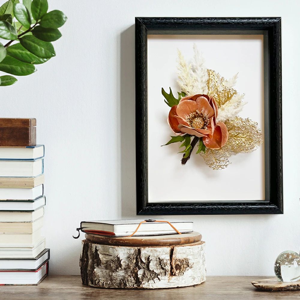 額縁 ボックスフレーム アーチタイプ カマボコ 立体額 八ツ切 内寸242