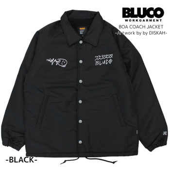 BLUCO（ブルコ） セール ボアコーチジャケット Artwork by DISKAH