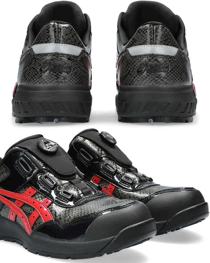 ウィンジョブ ＼P10倍・特価／ 安全靴 アシックス CP306 Boa BLK