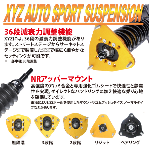 XYZ 車高調 コルトラリーアートバーションR Z27AG ミツビシ SS Type SS