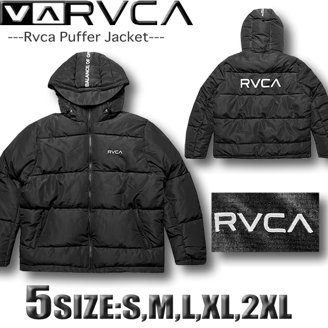 RVCA（ルーカ） 最短翌日配達 パーカー ジャケット パファー フェイク