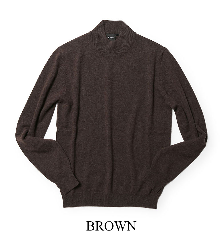 BAFY（バフィー） ニット カシミヤ モックネック ハイゲージ 12ゲージ