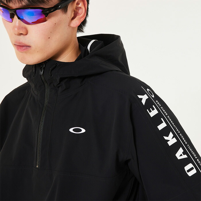 OAKLEY（オークリー） 半袖 ハーフジップ フーディージャケット メンズ