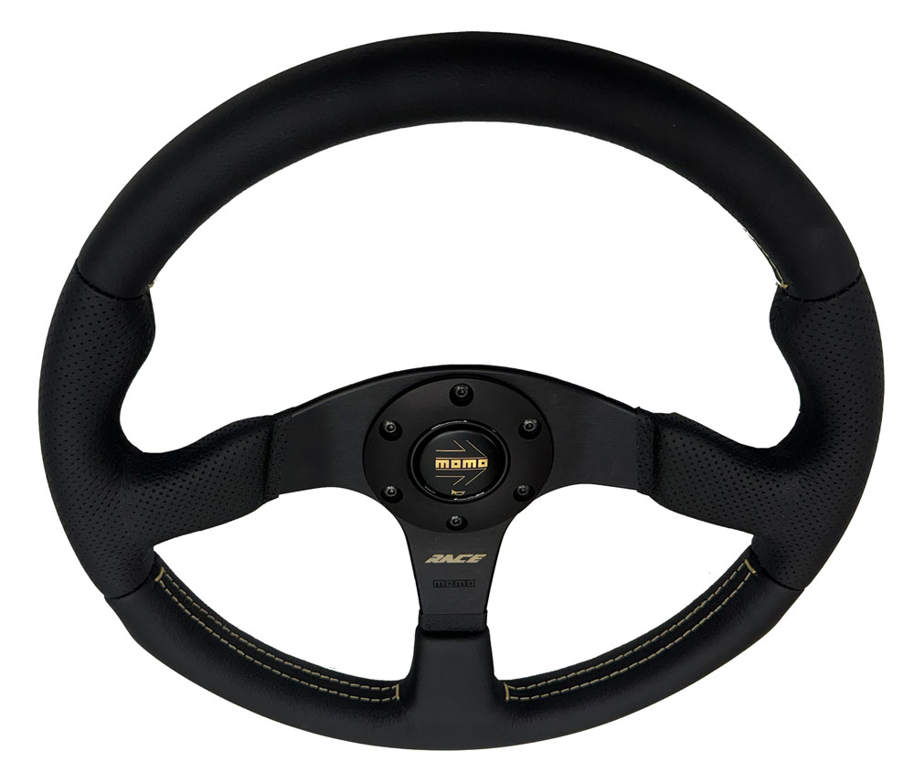MOMO（モモ） ステアリング RACE NOTO BLACK/GOLD 35 350mm レース