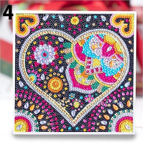 ラインストーンビーズ フル ダイヤモンドアート 刺繍キット 20cm 蝶